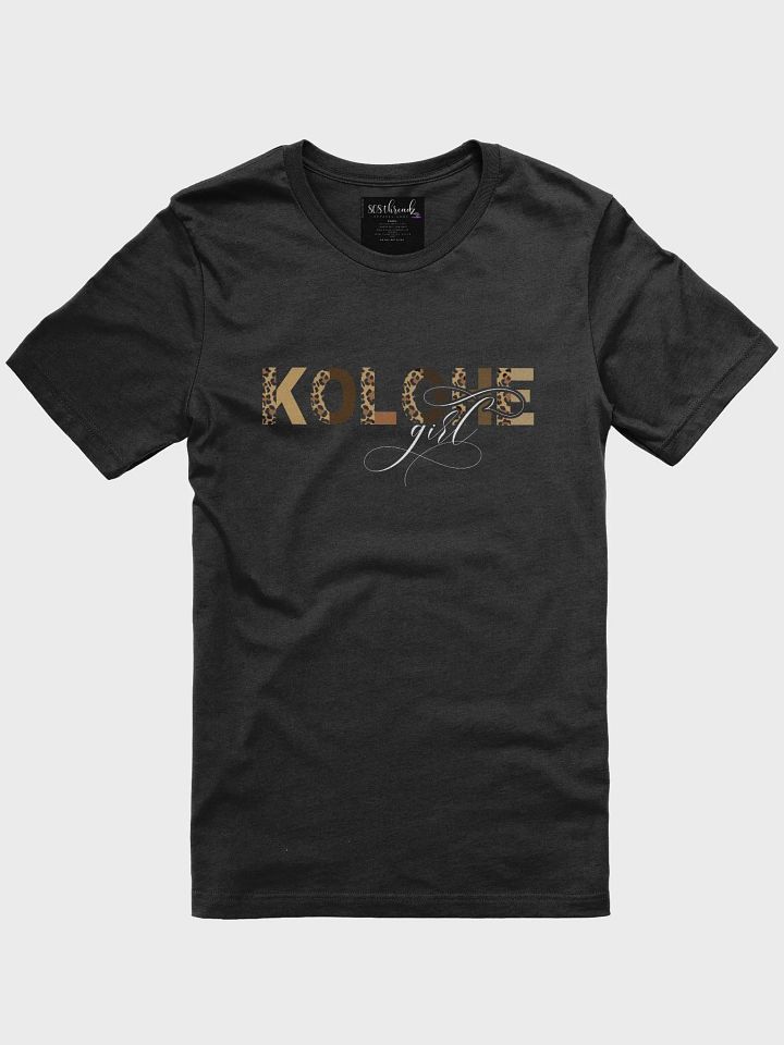 Copy of Kolohe Girl T-Shirt; White with Original Leopard Pattern product image (2)