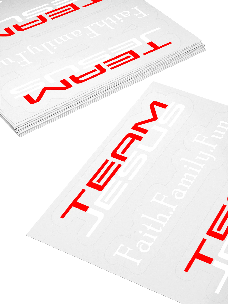Team Jesus Faith.Family.Fun. Sticker Set product image (10)
