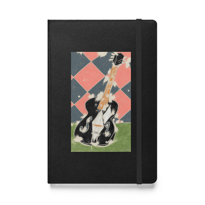 Renee's Guitar Hardcover Bound Notebook | JournalBook® product image (1)