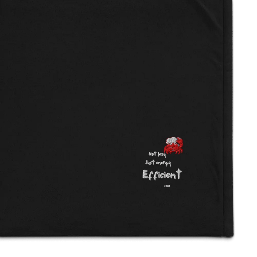 Chef Crab Embroidered Cozy Blanket product image (1)