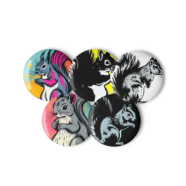 Squirrel Chic Pin Button Set product image (3)