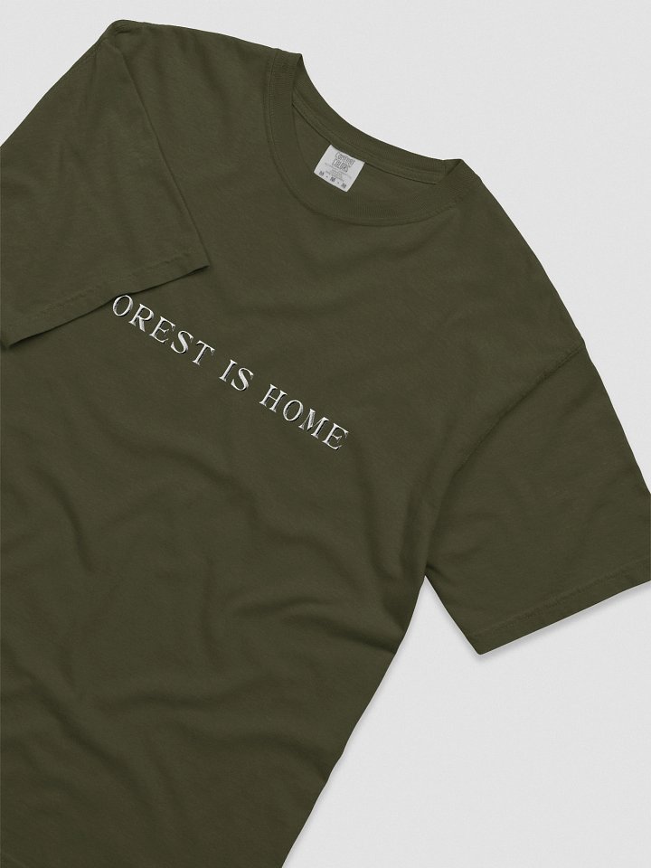 Embroidered Forest Is Home Unisex Tee product image (2)