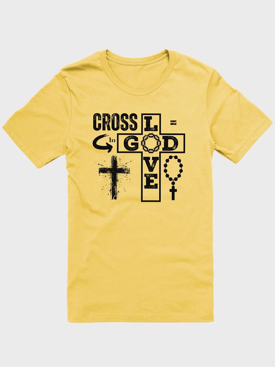 Cross Equal To God Love Bella Canvas T-shirt product image (3)