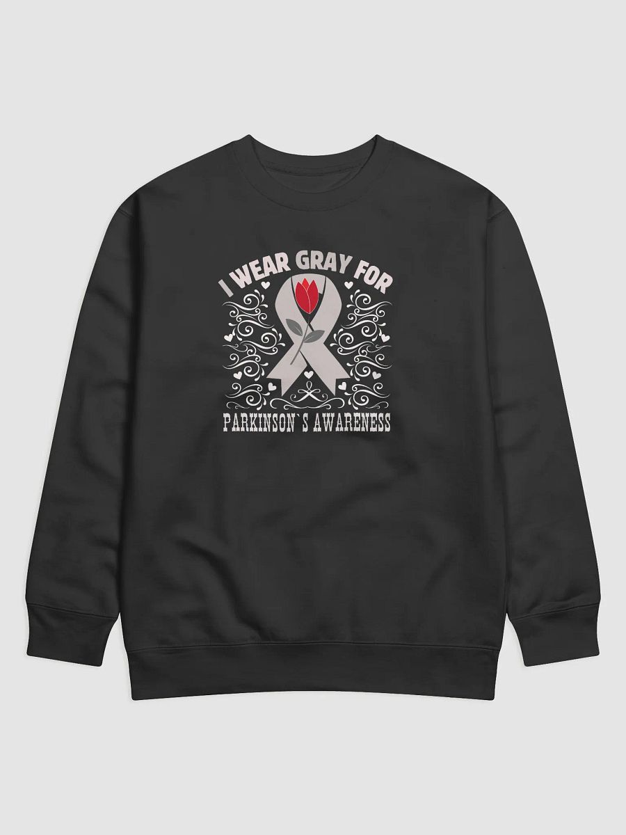 I Wear Gray For Parkinson Awareness, Flourish Heritage Sweatshirt product image (13)