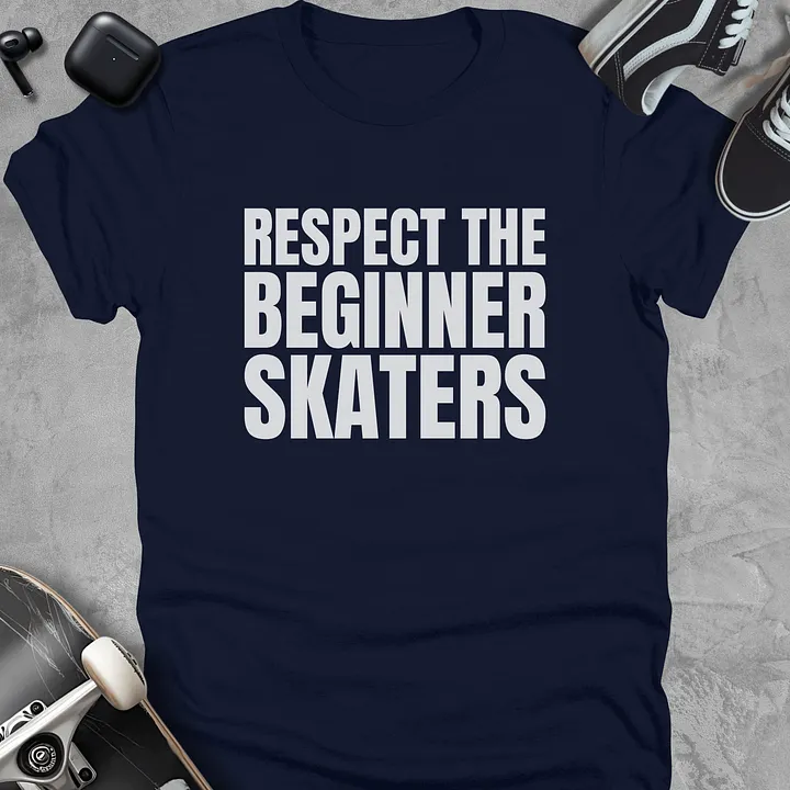 Respect the beginner skaters, Skateboarding t-shirt, Unisex product image (3)