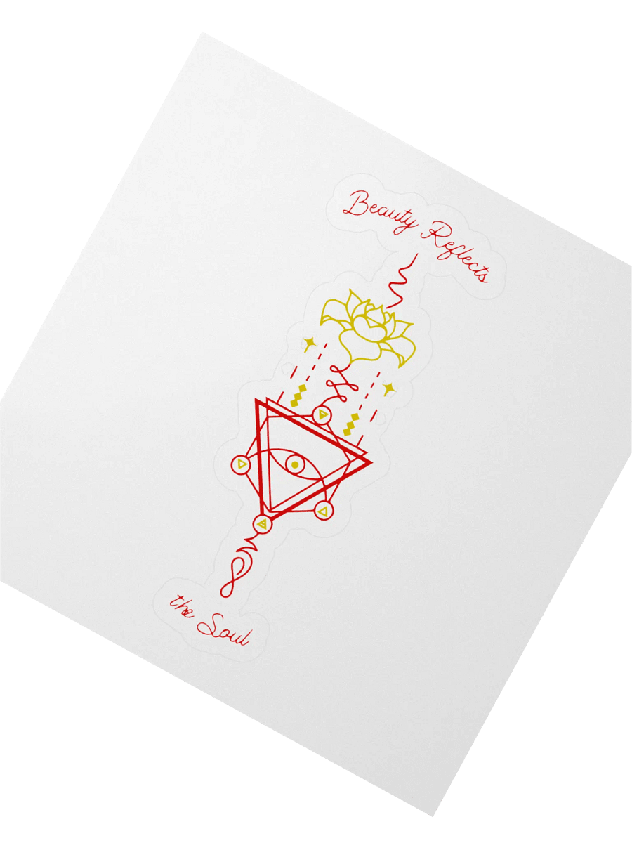 Beauty Reflects the Soul Emblem Kiss Cut Stickers product image (3)