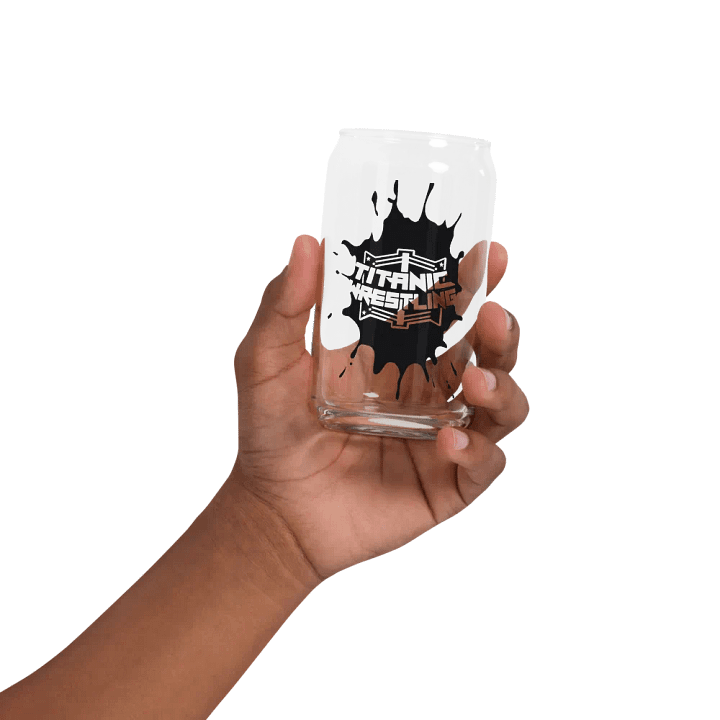 Black Splatt Can Shaped Glass product image (2)