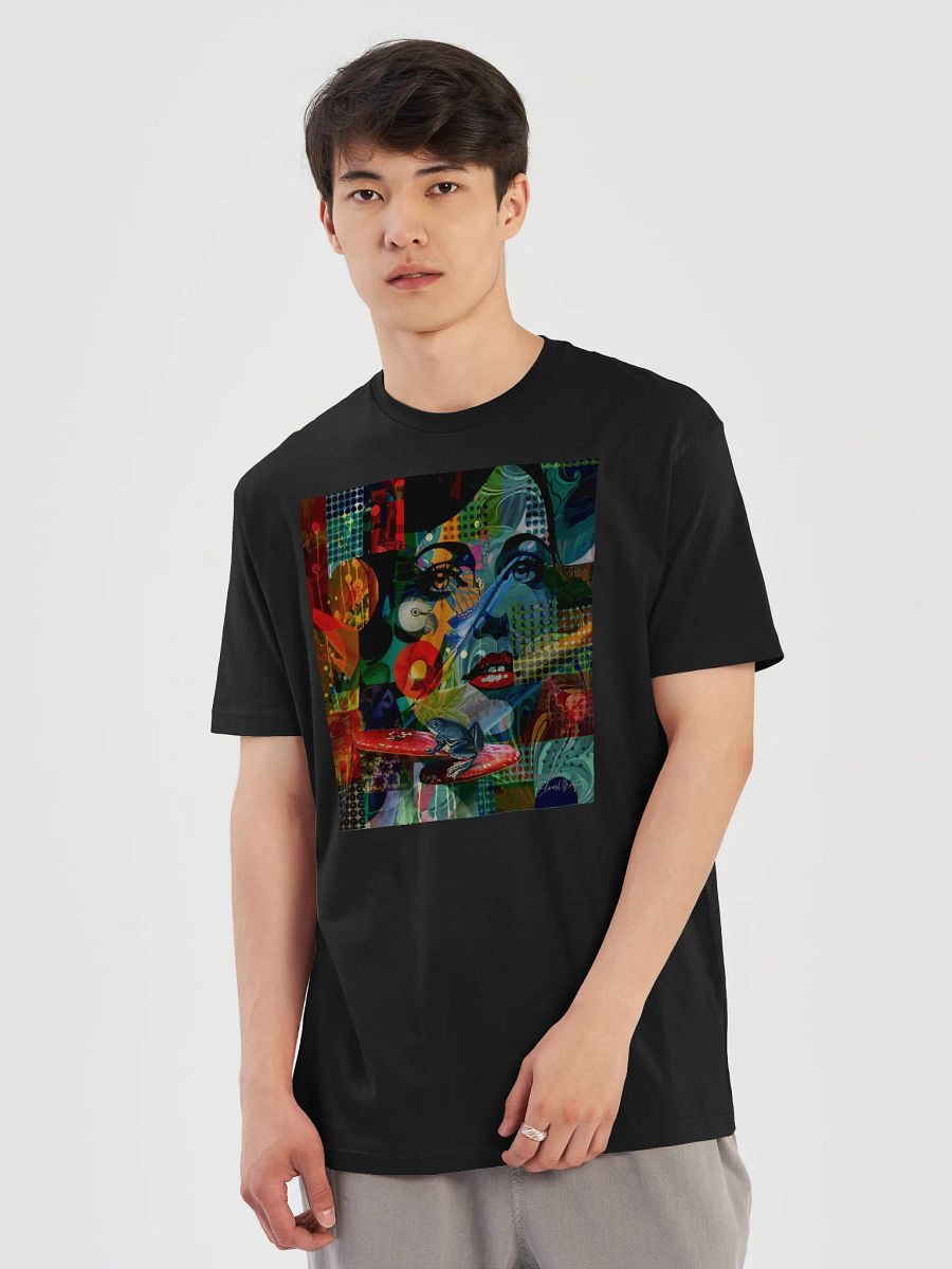 'Among the Wild' by Edward Martin Mixed Media Collage -Ethereal Dreamscape T-Shirt product image (10)