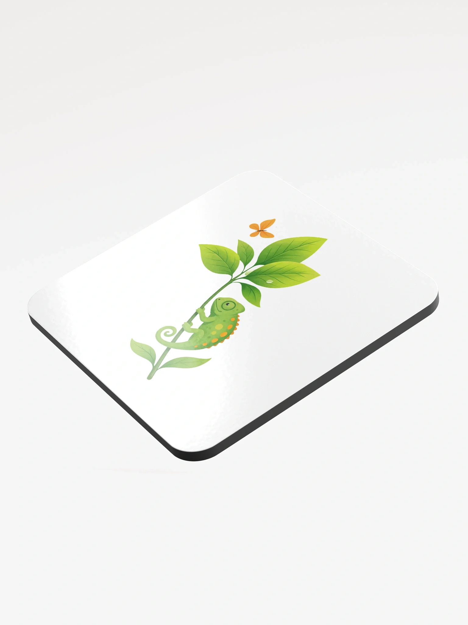 Chameleon Charm Glossed Cork Coaster product image (3)