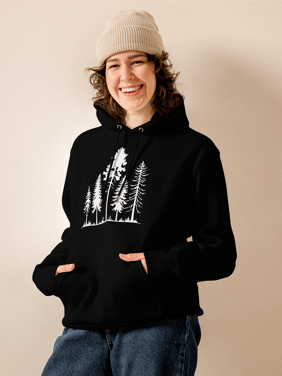 Tree Design Eco Raglan Hoodie product image (1)