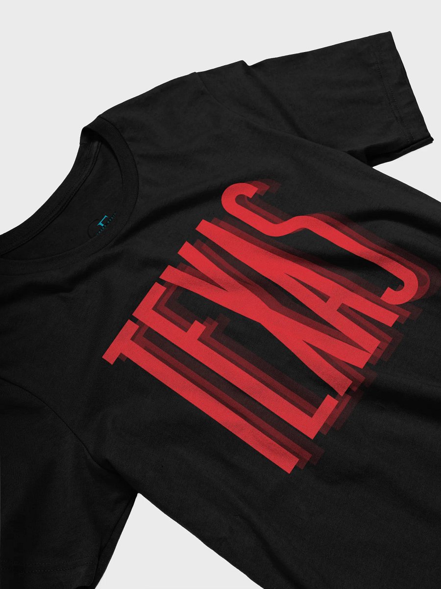 🔴 Modern Texas Typography T-Shirt | Bella+Canvas Unisex Tee | Red Sansterdam Font Design product image (15)