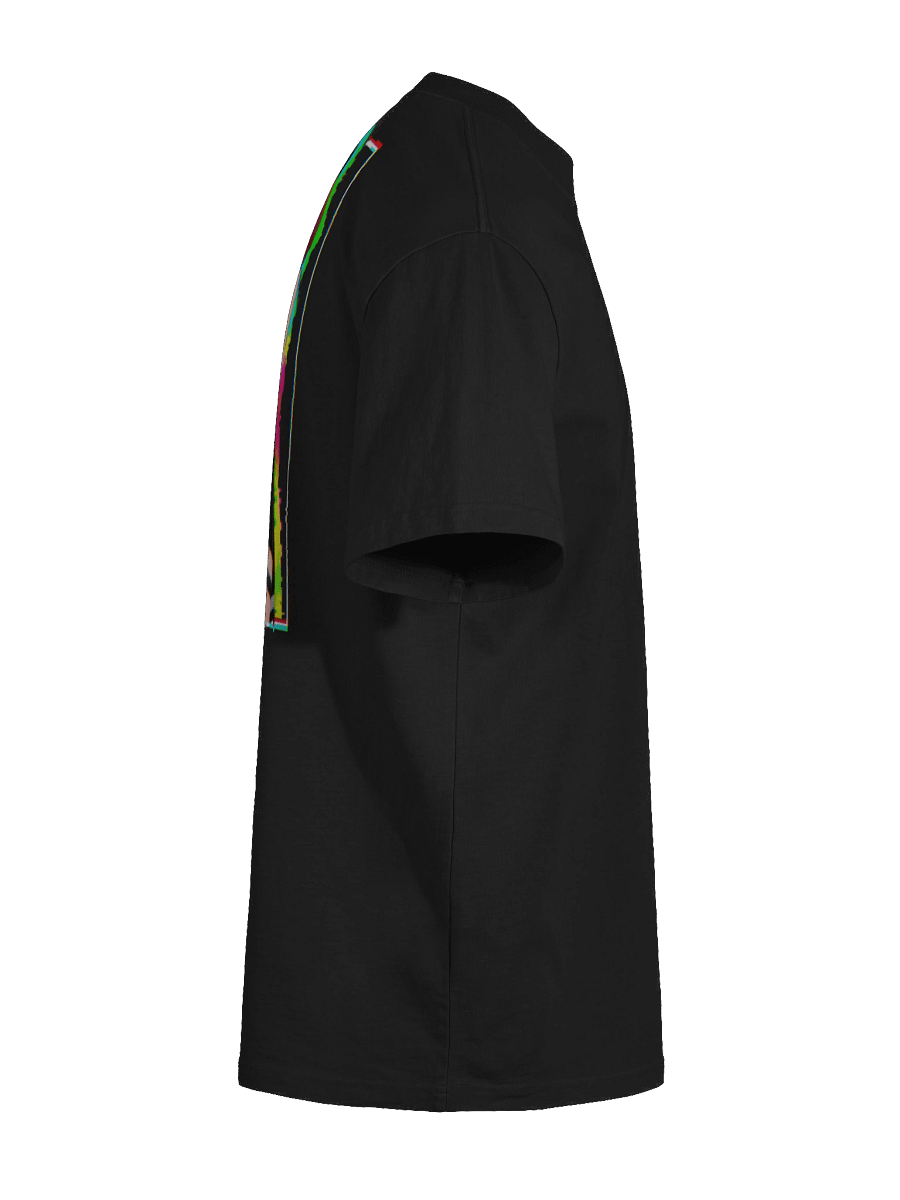 Classic RAENBOU Glitch Noir Oversized Tee product image (11)