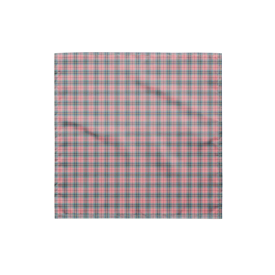 Pastel Pink Plaid Bandana product image (4)