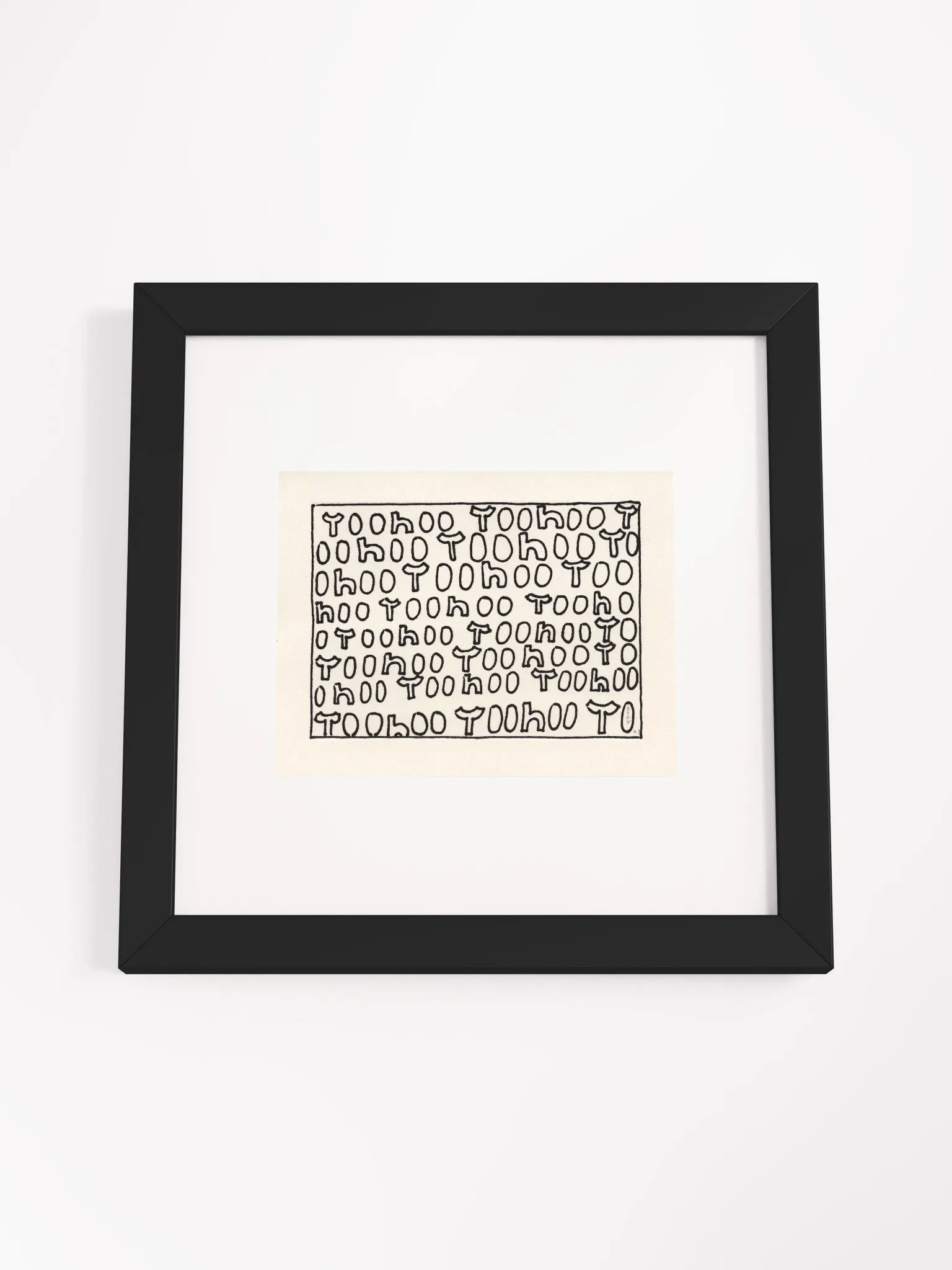 yoohoo Panel Card Print Framed product image (3)