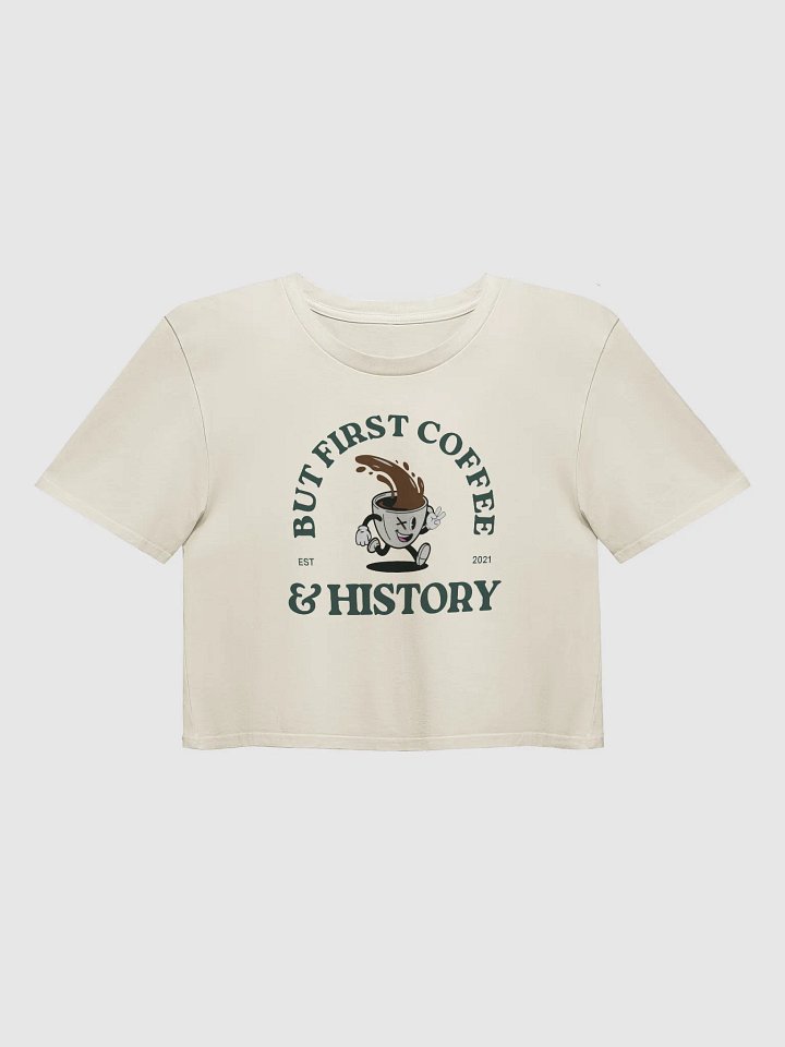 Coffee & History Crop Top product image (1)