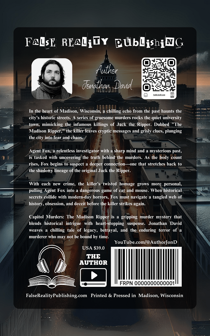 Capitol Murders: The Madison Ripper [Handmade + Signed] product image (2)