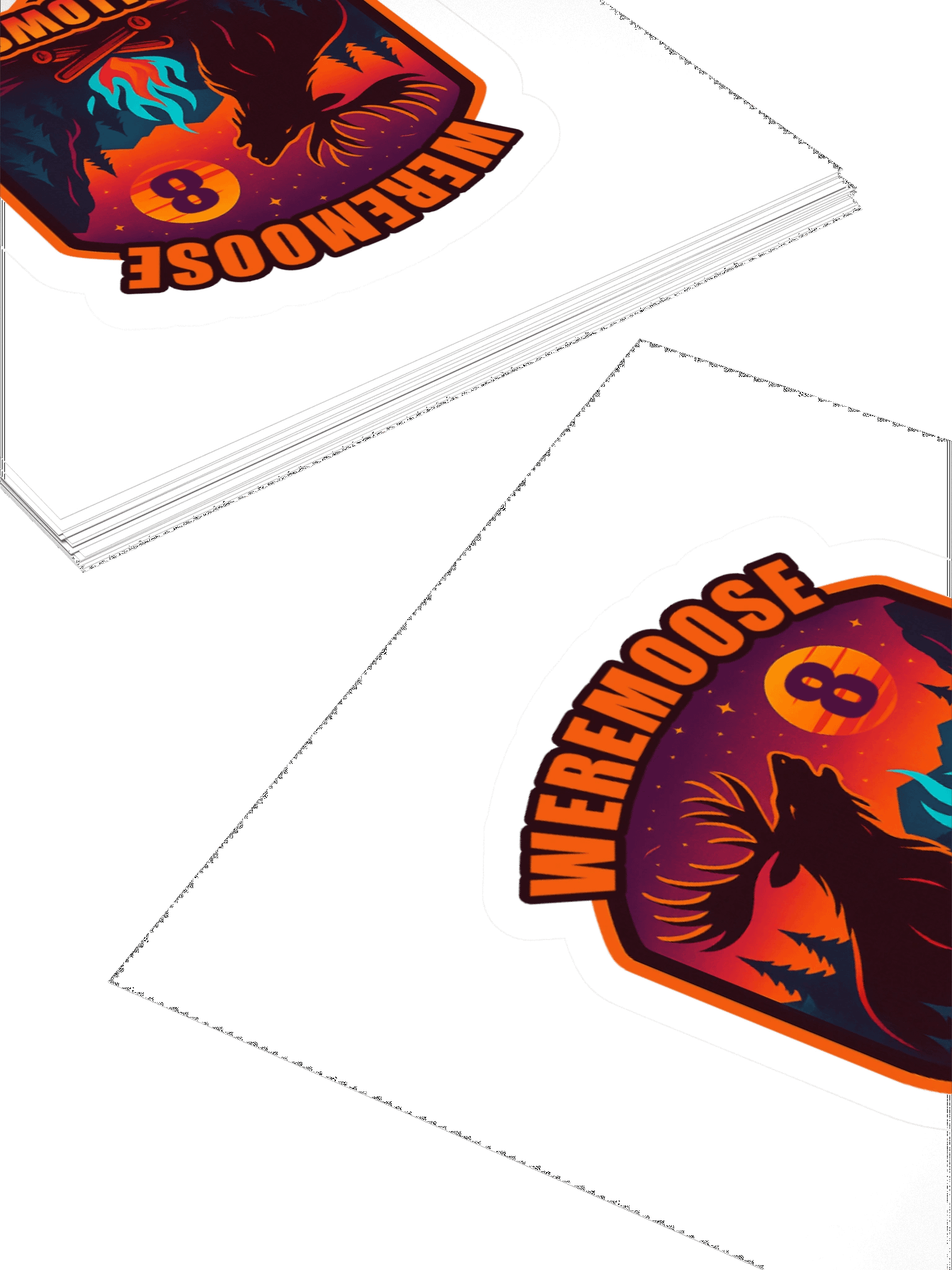 Limited Edition 8 Year Anniversary Camp Weremoose Hollows Sticker product image (11)