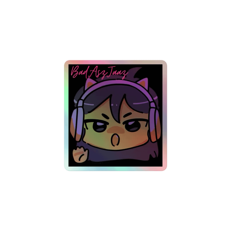 BadAszJaaz Gamer HoloGraphic Sticker product image (1)