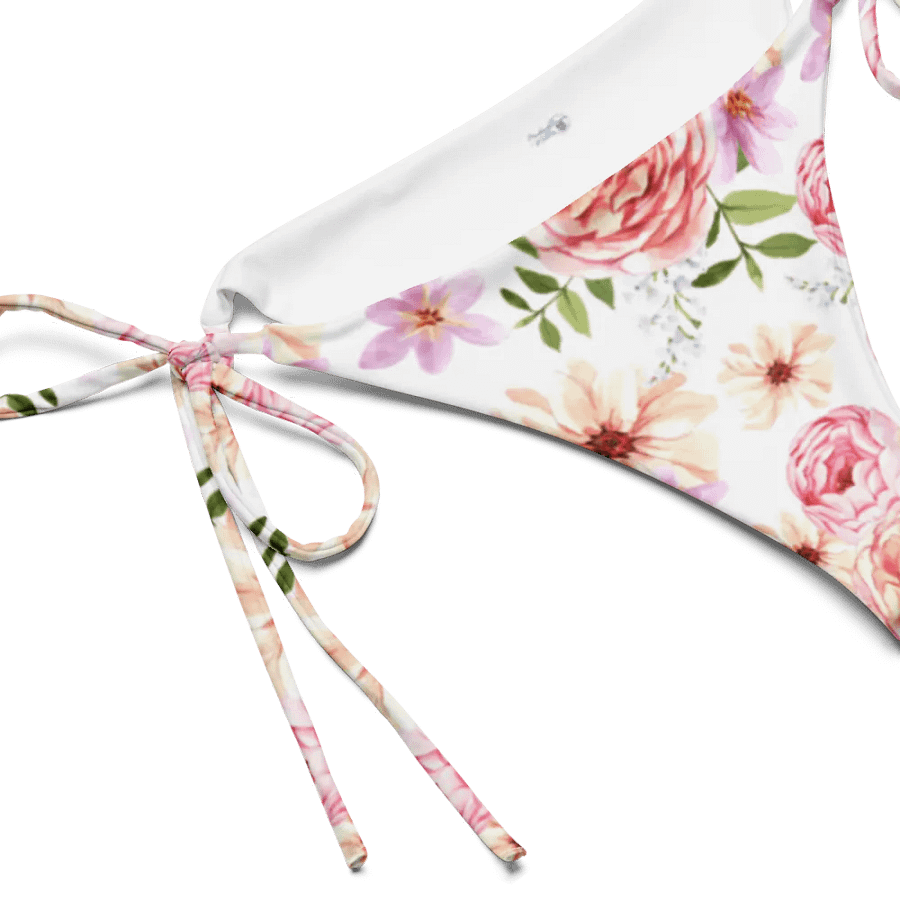 Watercolour Floral Pattern String Bikini Bottom - v1 product image (3)