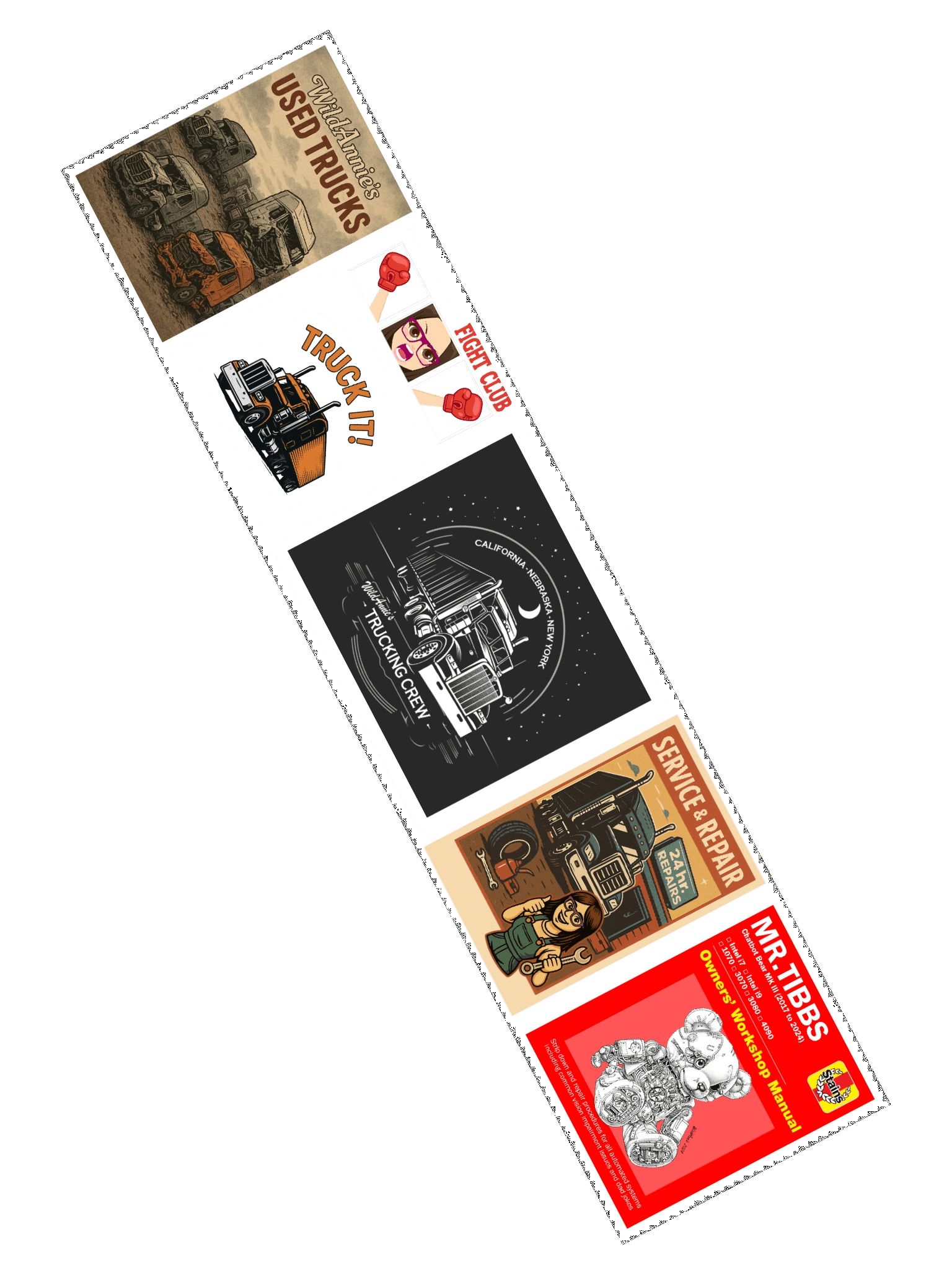 Sticker Sheet 1 - Mechanical Based product image (2)