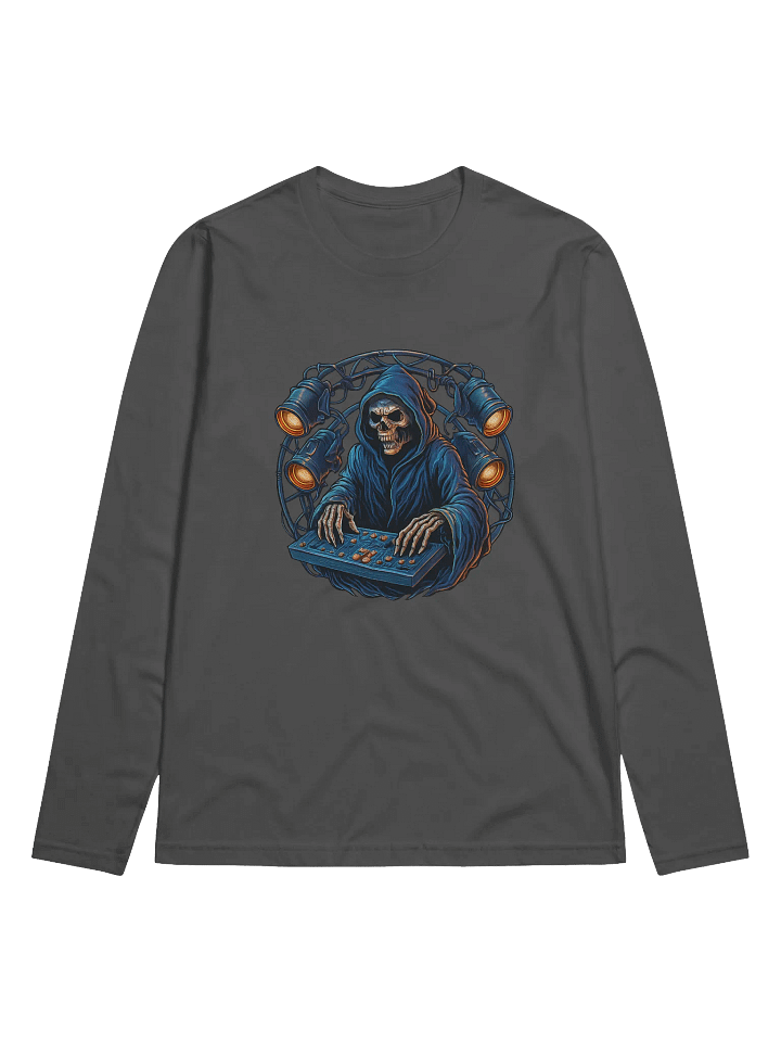 Theatrically Jerry: "Grimm Controller" Grim Reaper Light Console Long Sleeve T-Shirt product image (3)