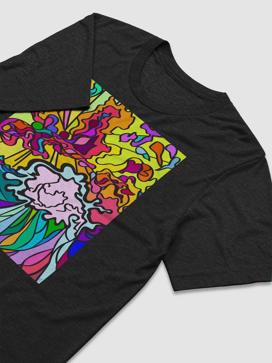 Psychedelic Swirls Tri-Blend T-Shirt - Wave at Sunset product image (34)