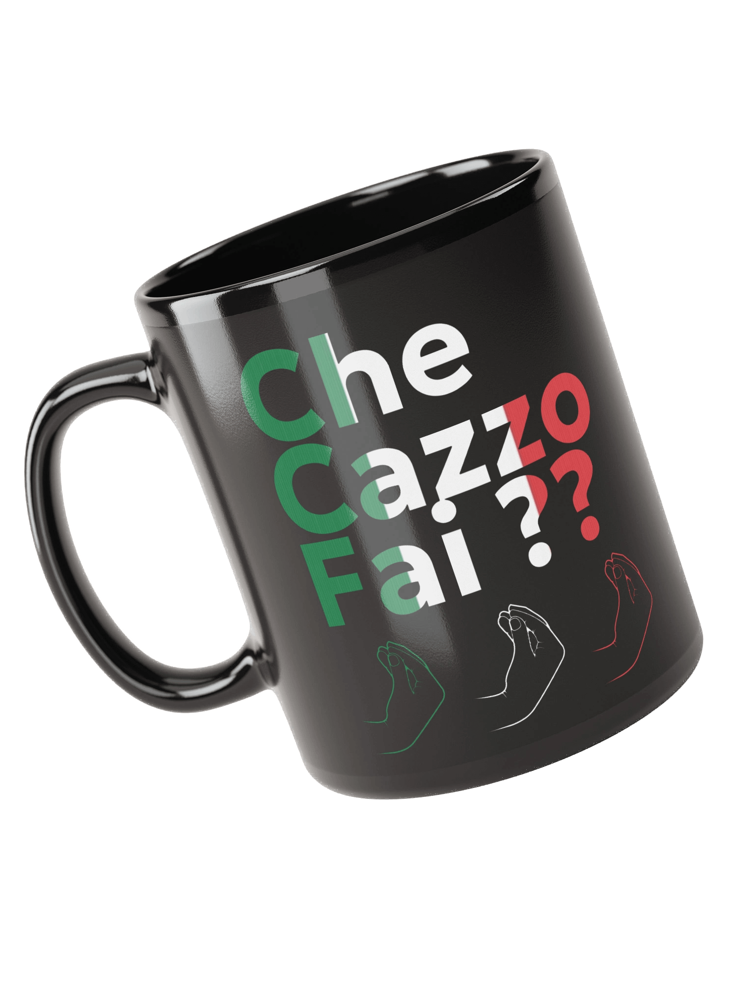 Italian CCF Glossy Mug - Black product image (1)