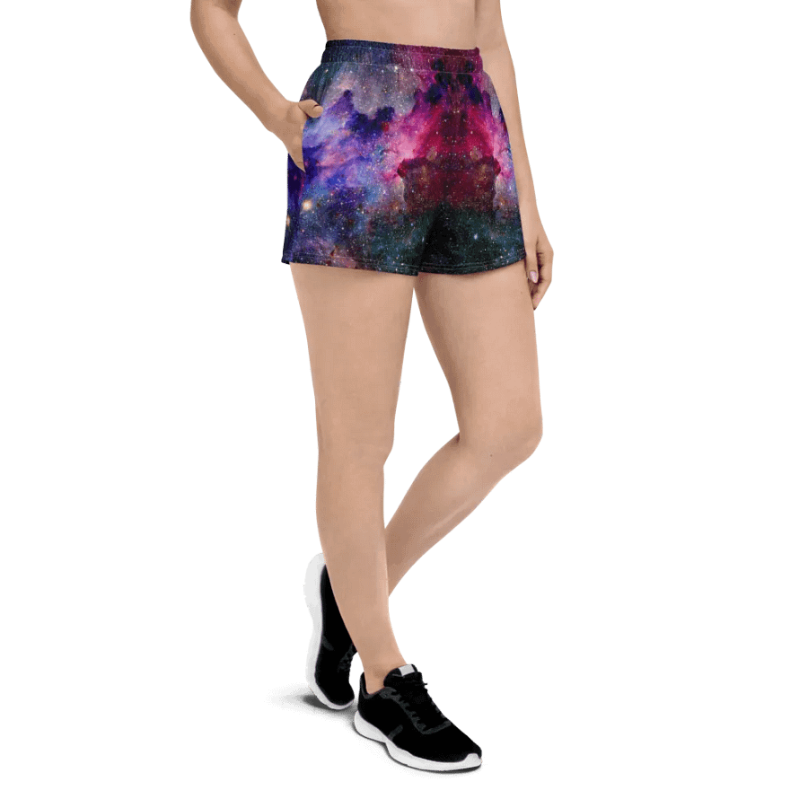 Sportshorts mit Allover-Print für Unisex, Galaxy1 product image (3)