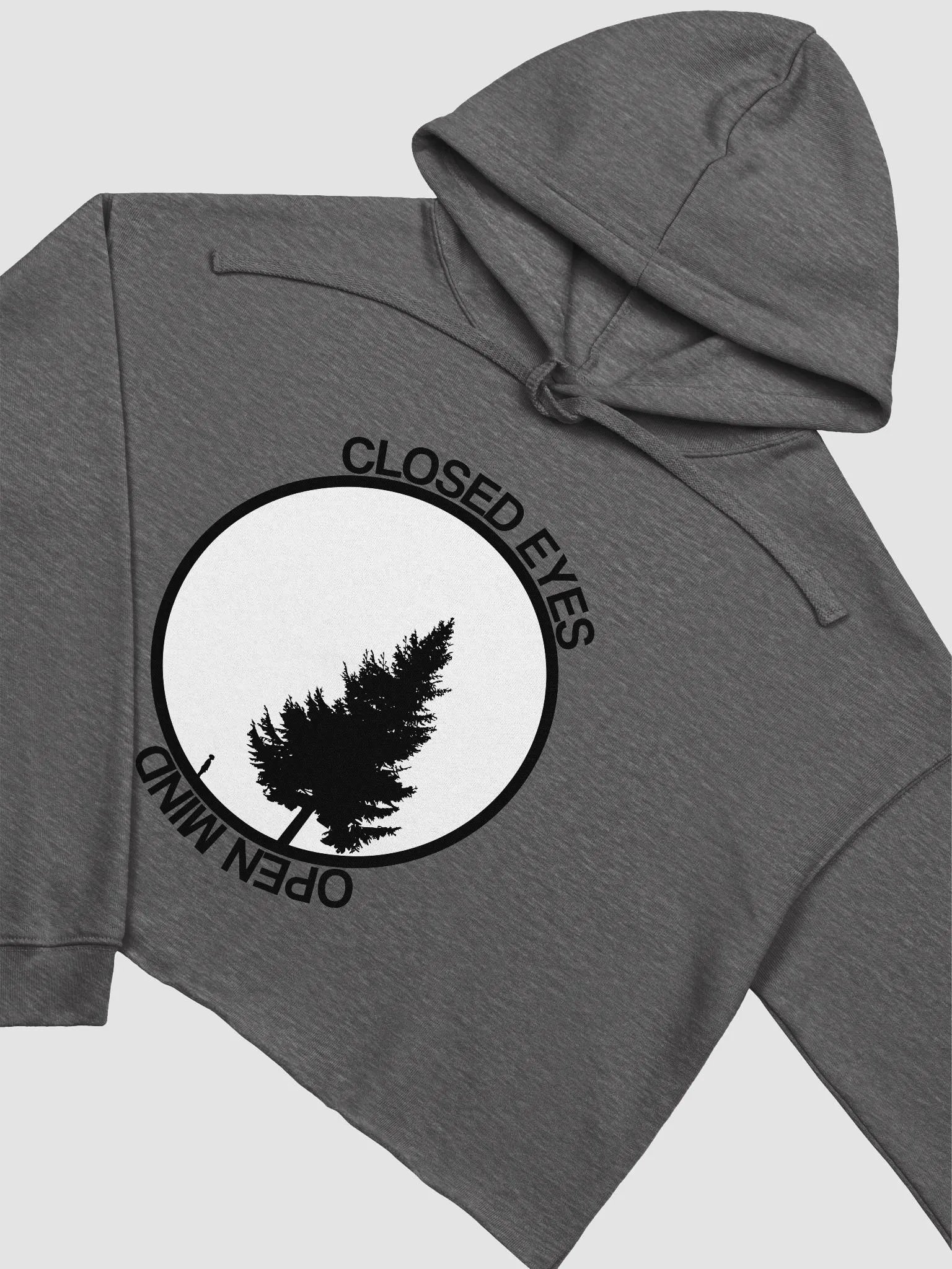 Closed Eyes, Open Mind (Crop Top Hoodie) product image (3)