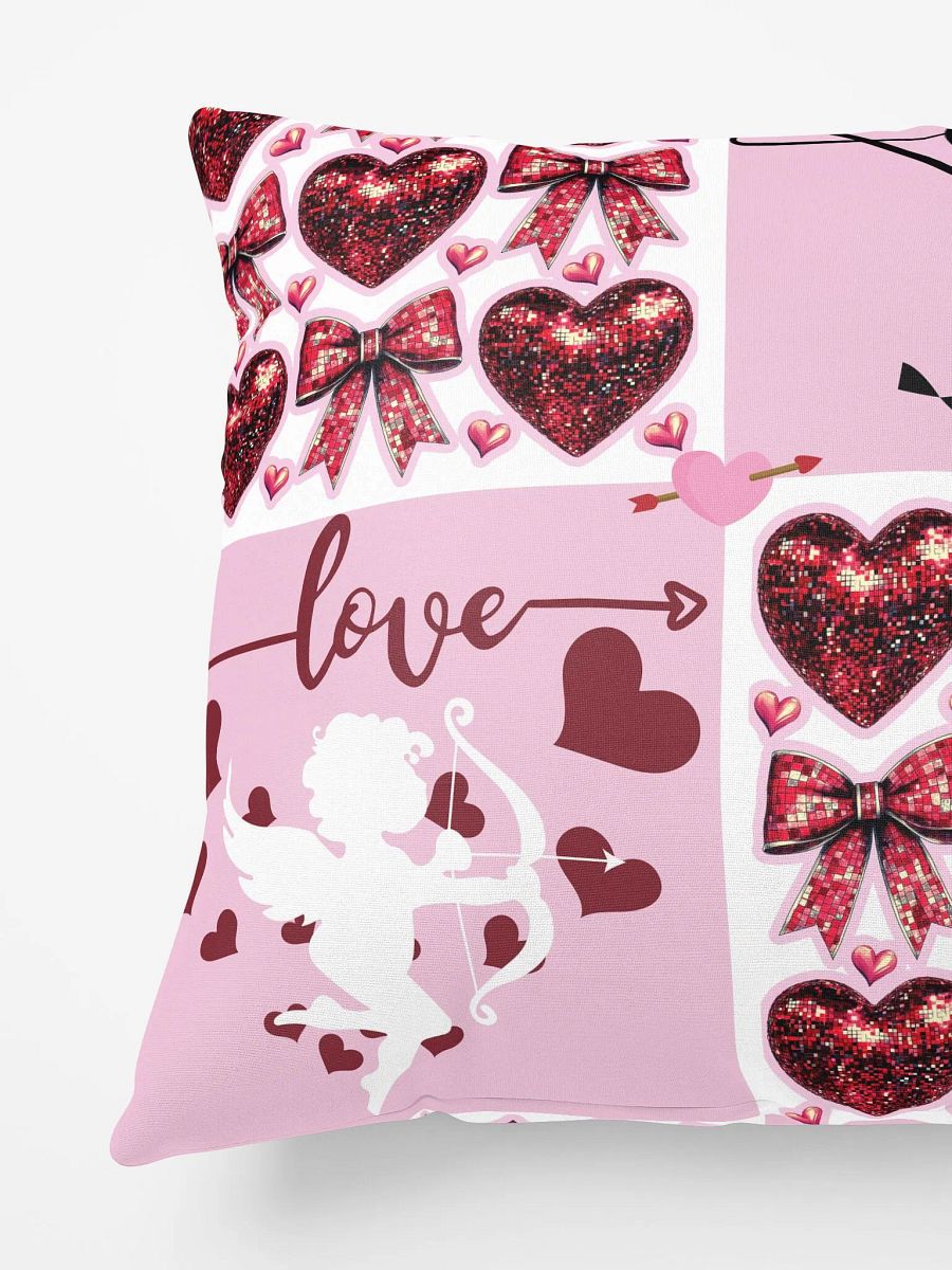 Lovebirds Pink & White Pillow product image (6)