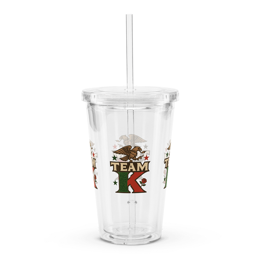 Team K Mexico Clear Plastic Tumbler product image (2)
