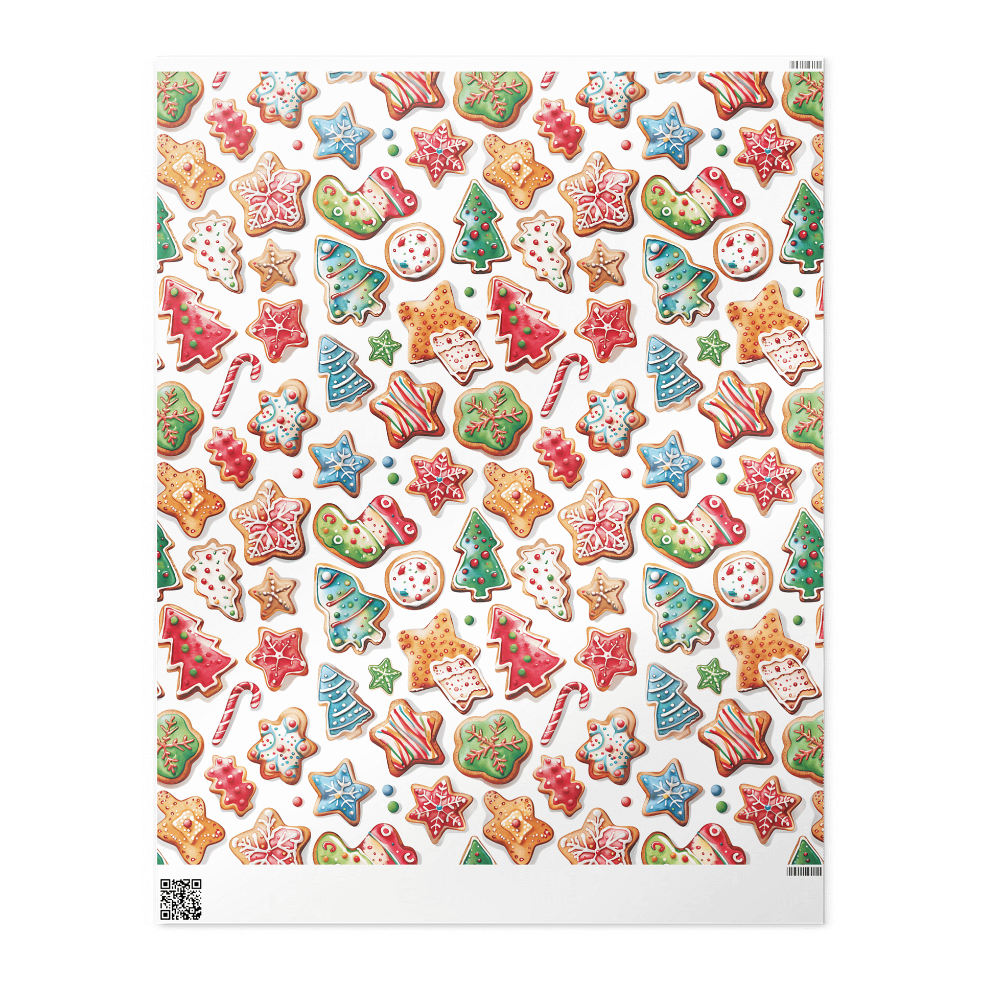 Santa Snacks Wrapping Paper product image (2)