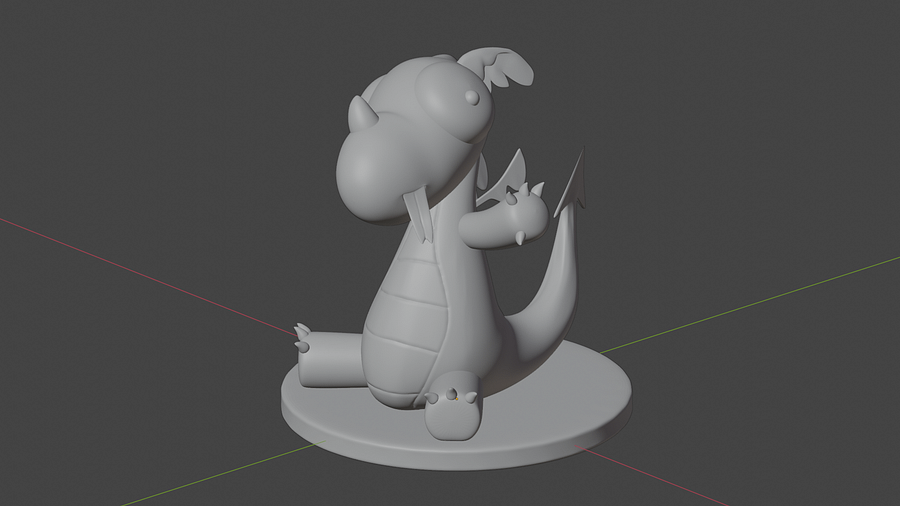 Waving Draco 1.0 3D Print File product image (1)