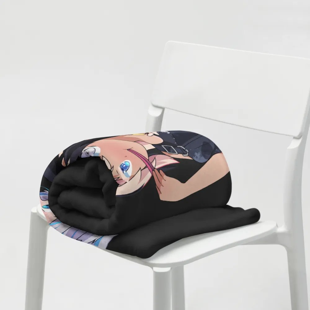 Throw Blanket - Byakko x Gura Full Black Edition product image (19)