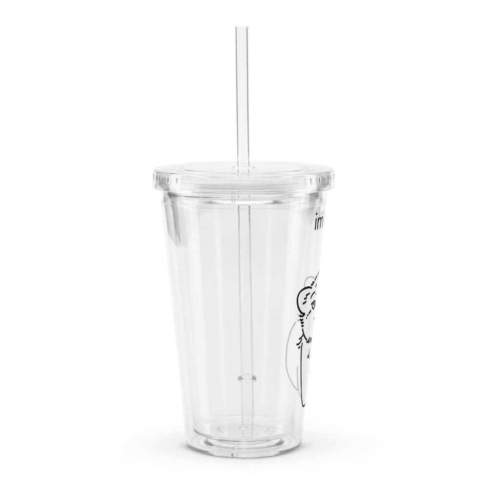 I'm Baby Manul - Transparent Cup & Straw product image (3)