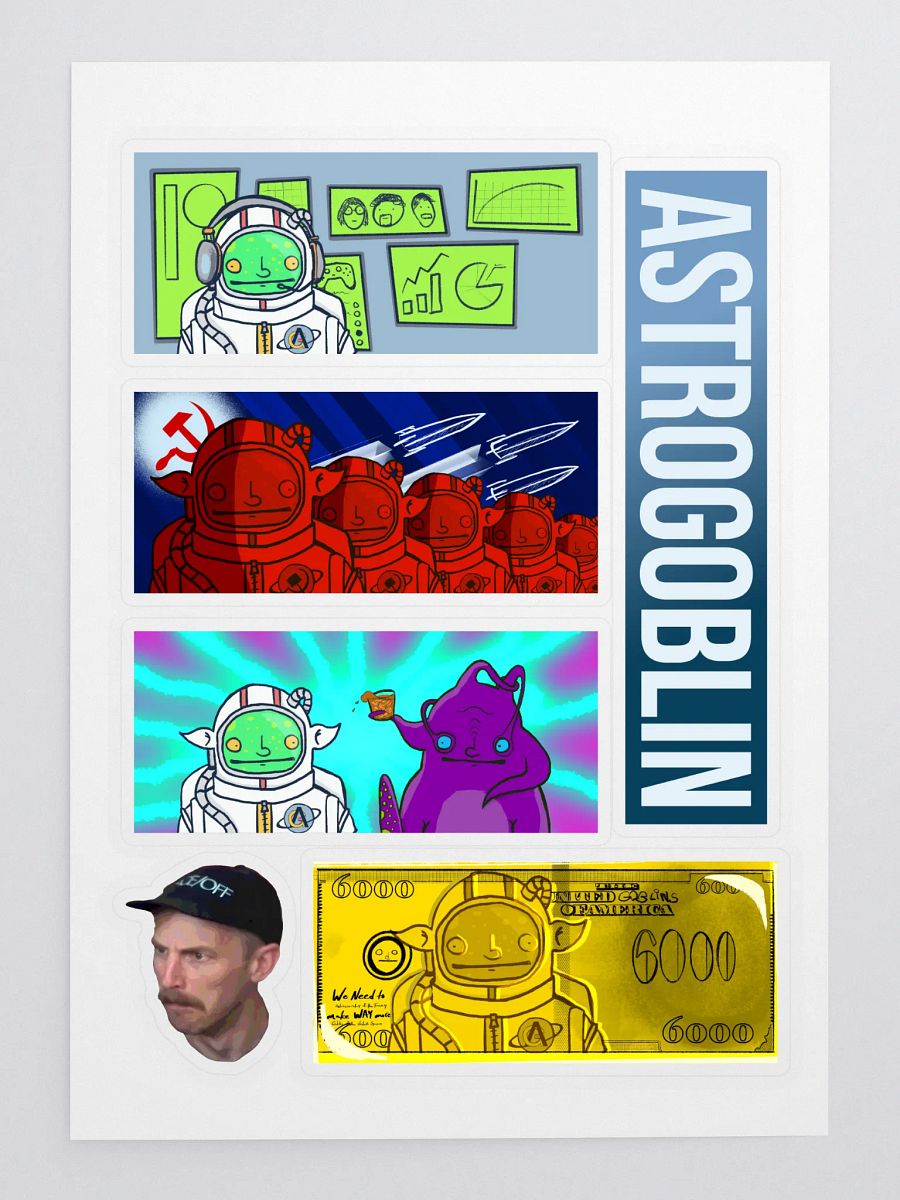 Patreon Art Sticker Sheet product image (3)