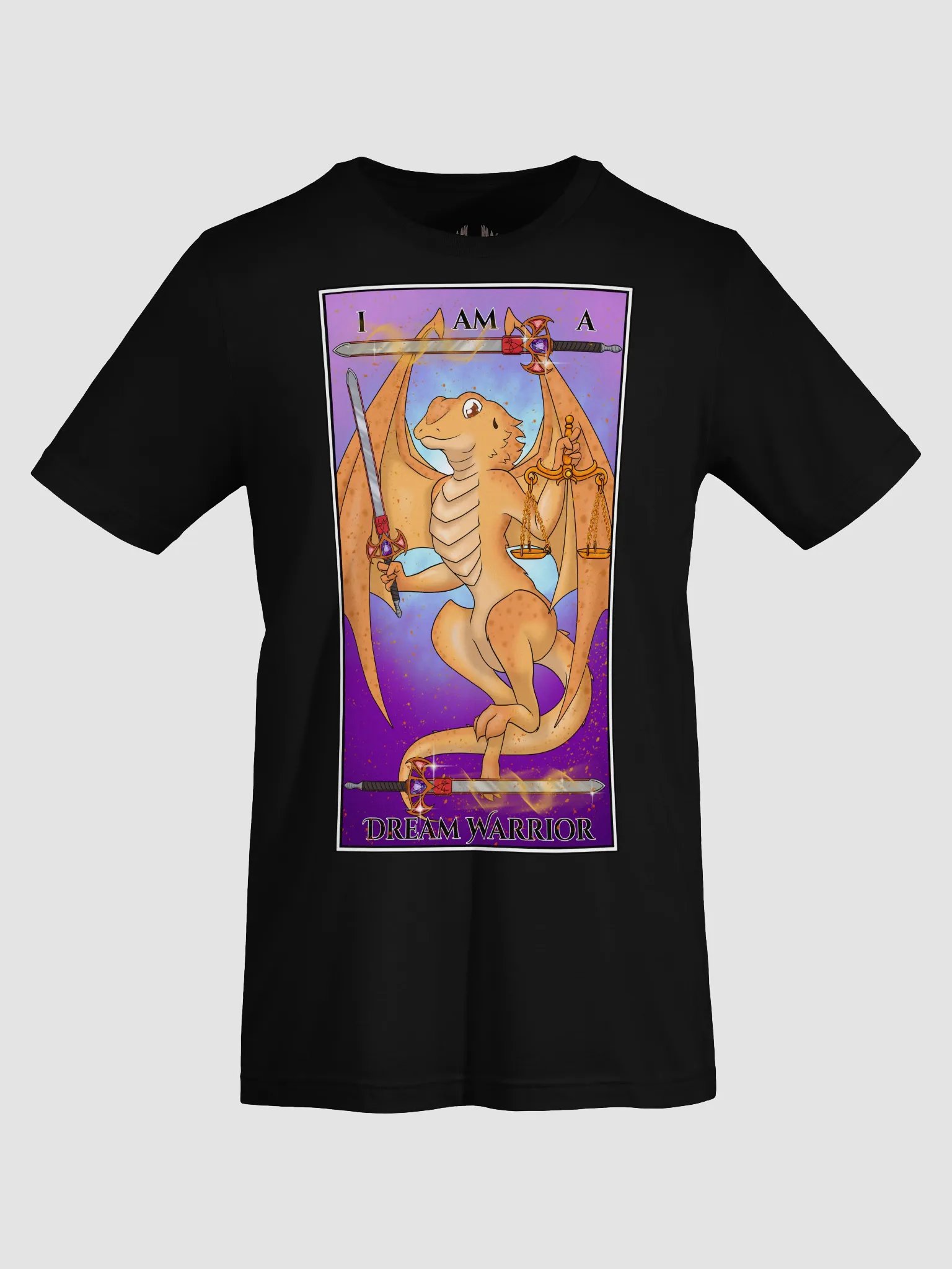 Day of the Dragon "Justice" Tarot Card T-Shirt product image (7)