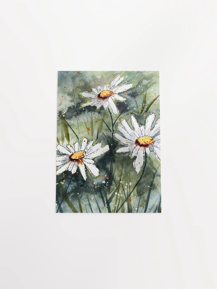 Dancing Daisies - Watercolor Painting product image (4)