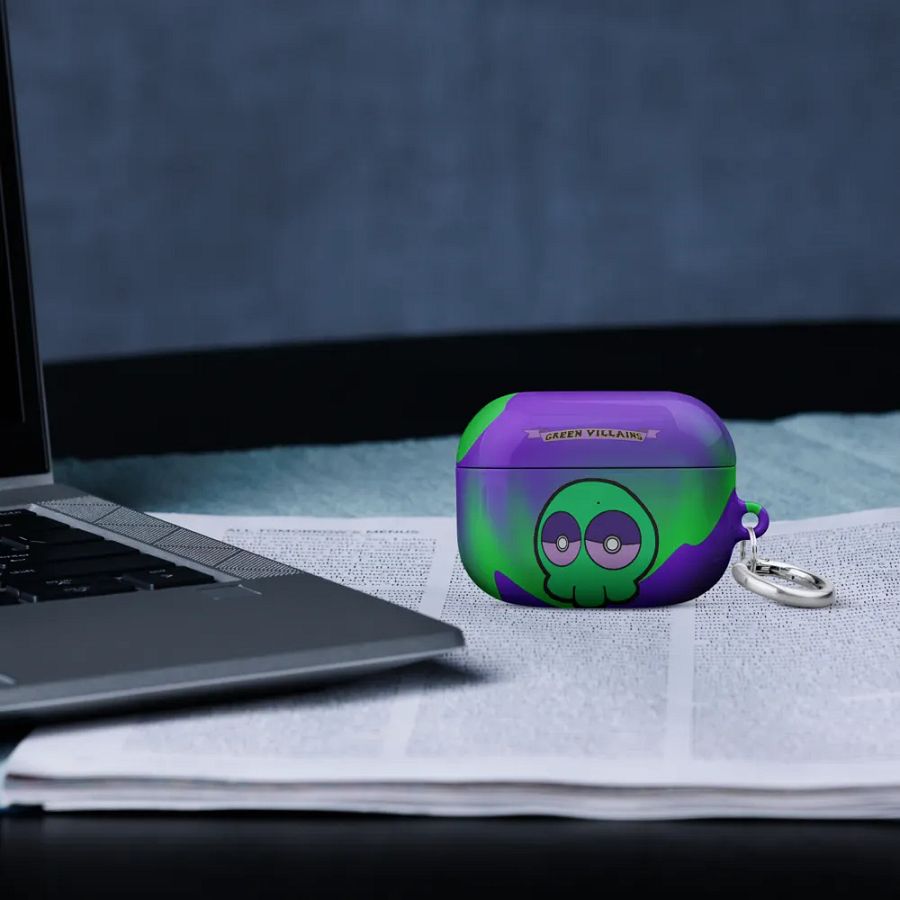 Green Skull Headphone Case product image (52)