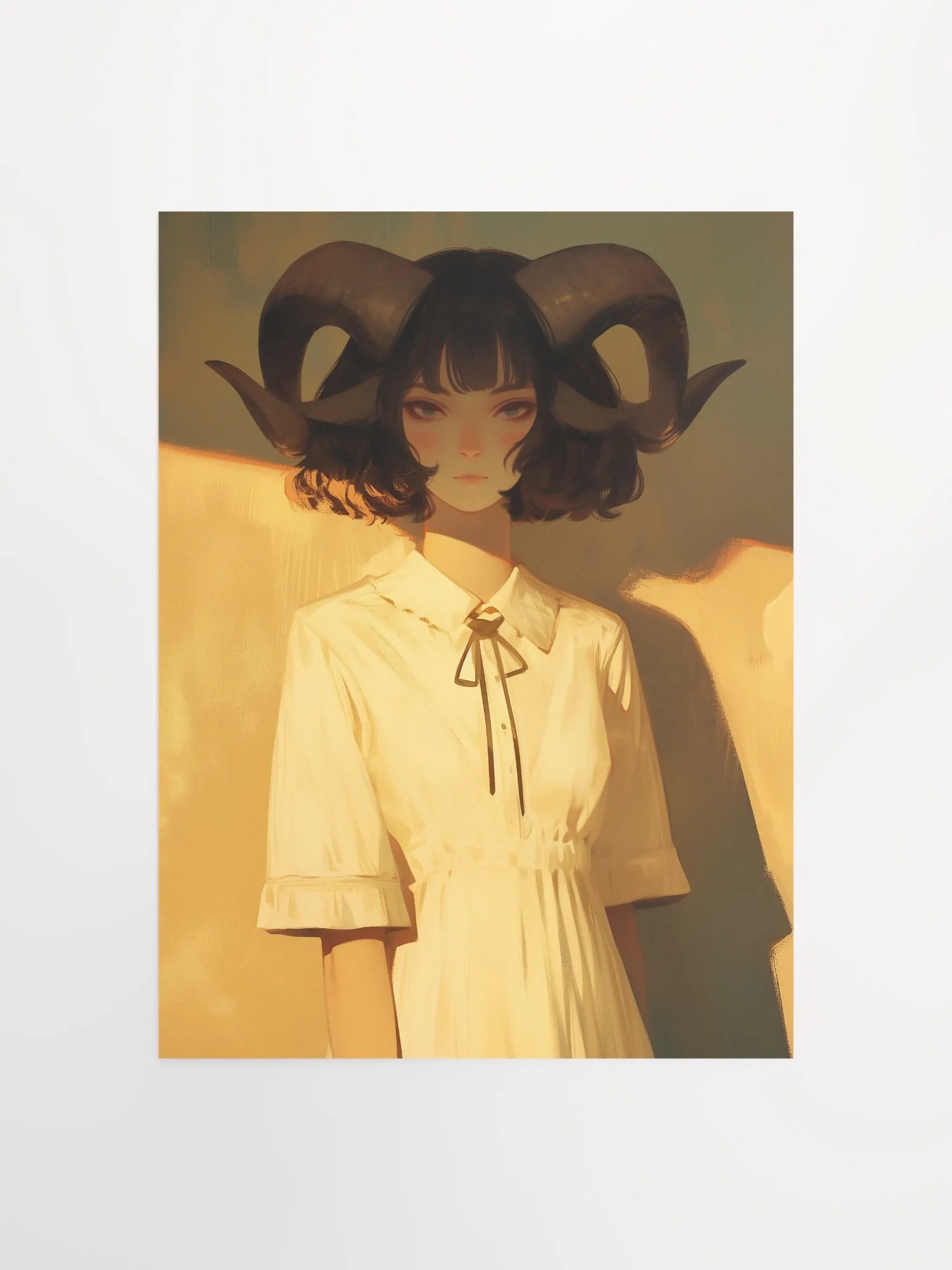 Horned Fantasy Muse Poster product image (1)