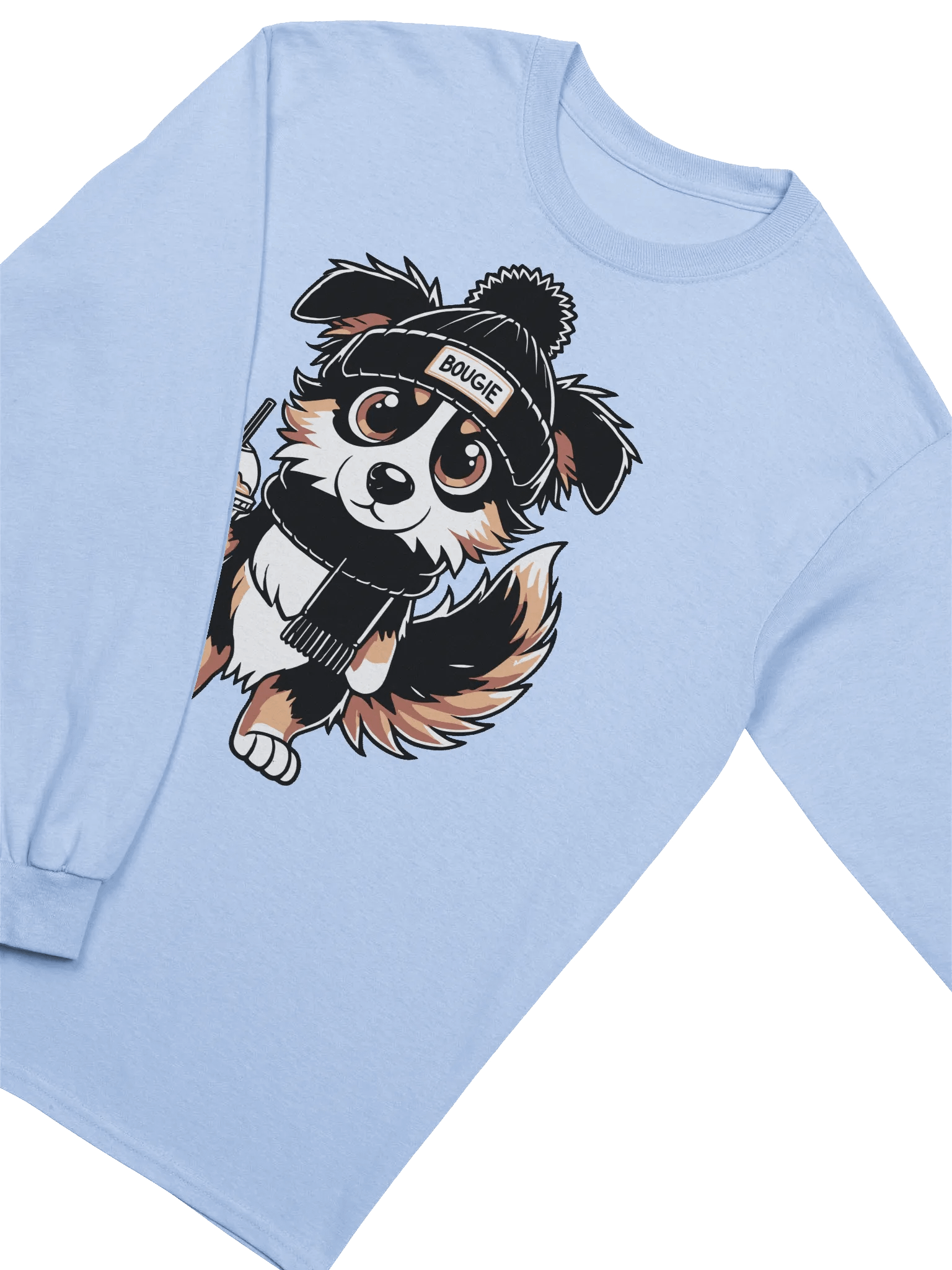 BOUGIE Tricolor Border Collie - Long Sleeve Tee product image (2)