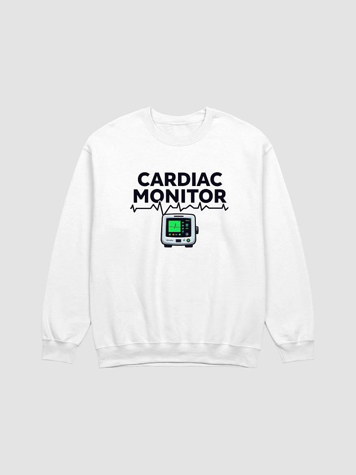 Heartbeat ECG Cardiac Monitor Sweatshirt product image (7)