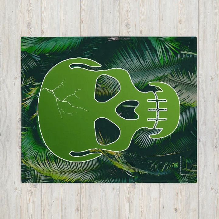Endangered Species - Mexico - Skull Throw Blanket product image (2)