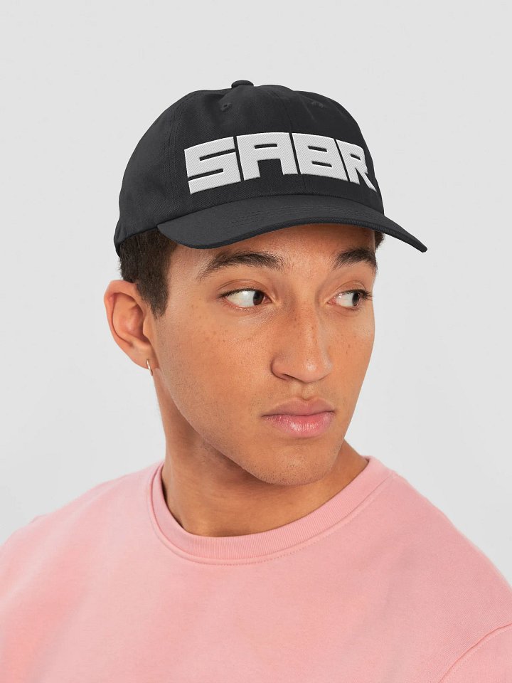 SABR White Logo Unisex Chino Cotton Twill Baseball Hat product image (2)