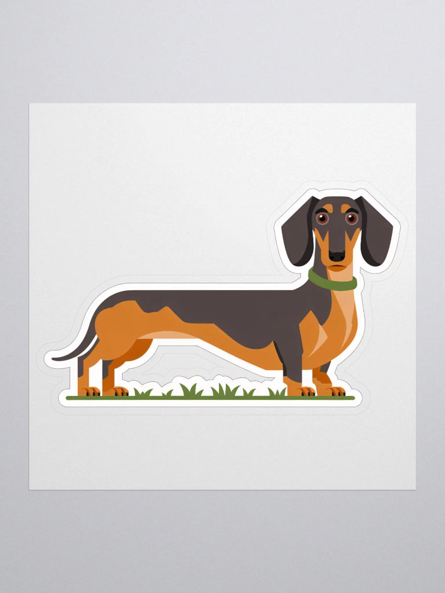 Dachshund Vinyl Sticker - Cute Wiener Dog Design product image (3)