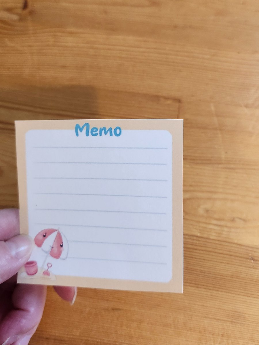 Beach Theme Memo product image (3)