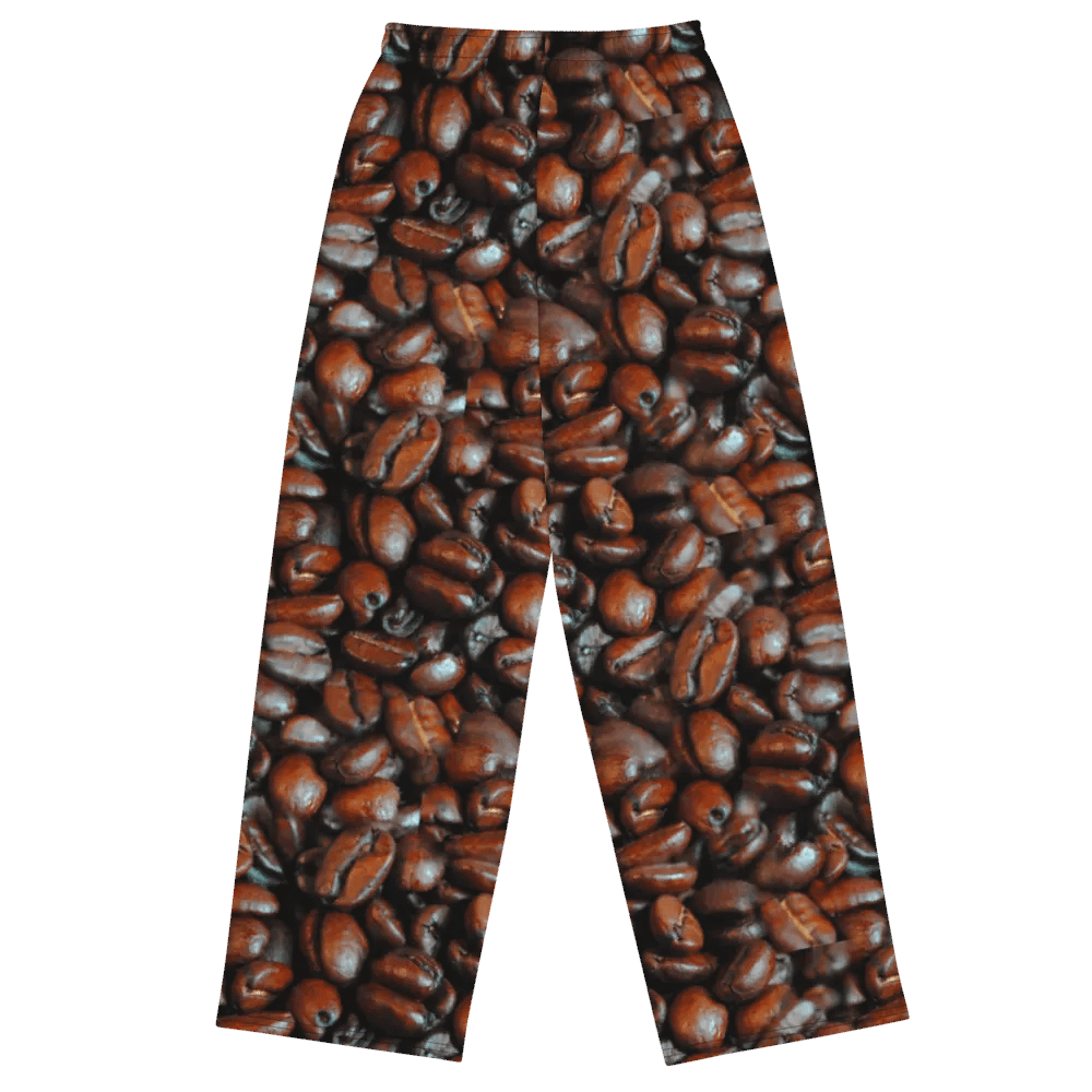 Coffee Beans Pattern Wideleg Pants product image (1)