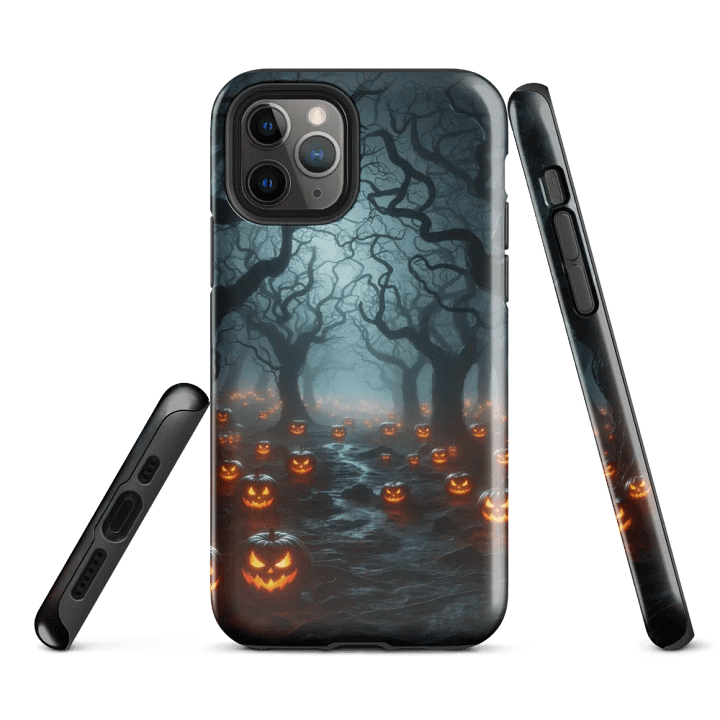 Glowing Jack-o'-Lanterns iPhone® Tough Case product image (1)