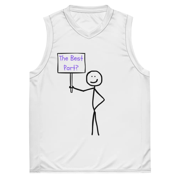 The Best Part Basketball Jersey product image (2)