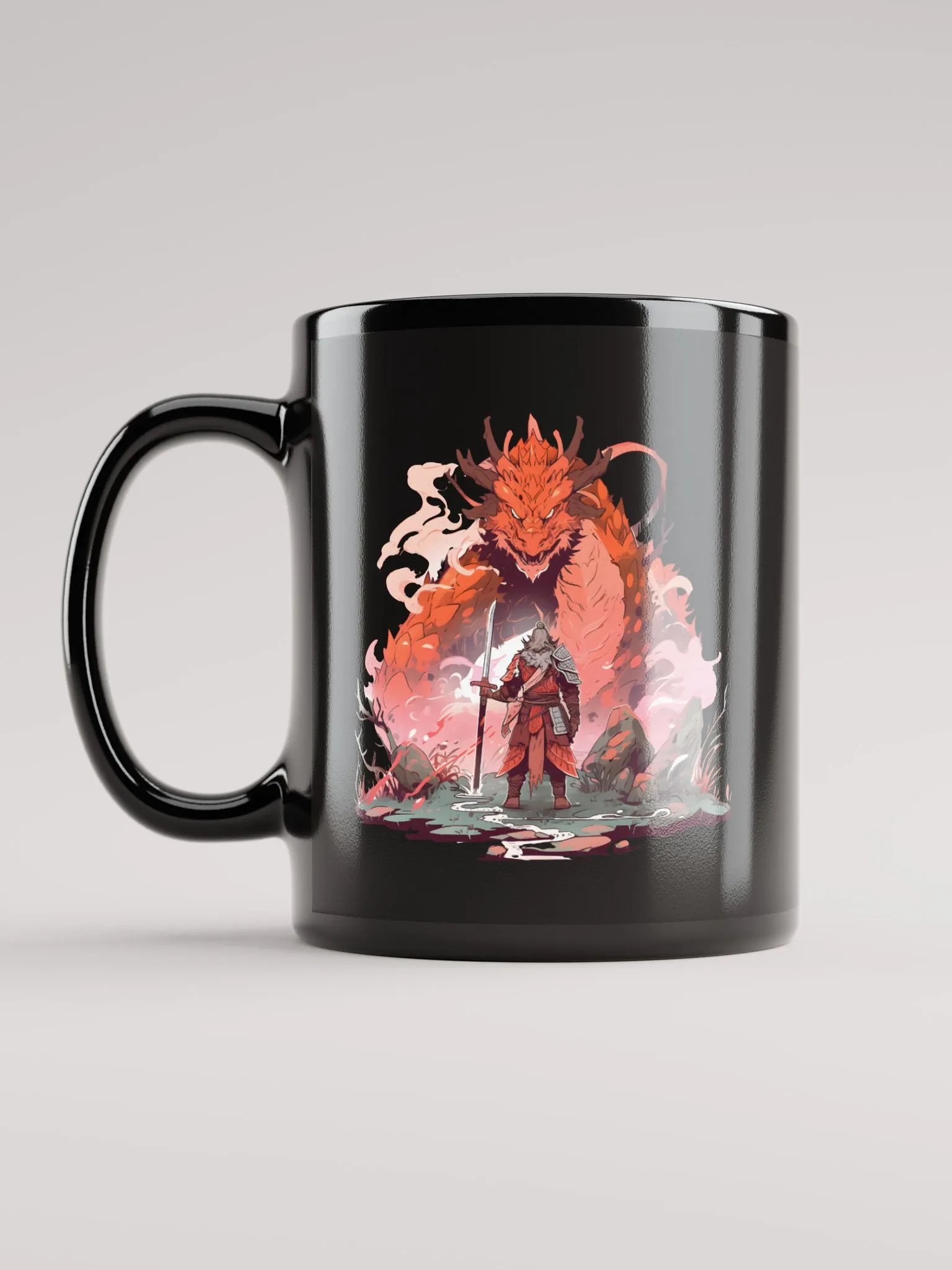 Dragon and Warrior Manga Comic art sticker product image (6)